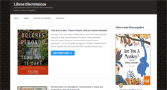Desktop Screenshot of libros-electronicos.net